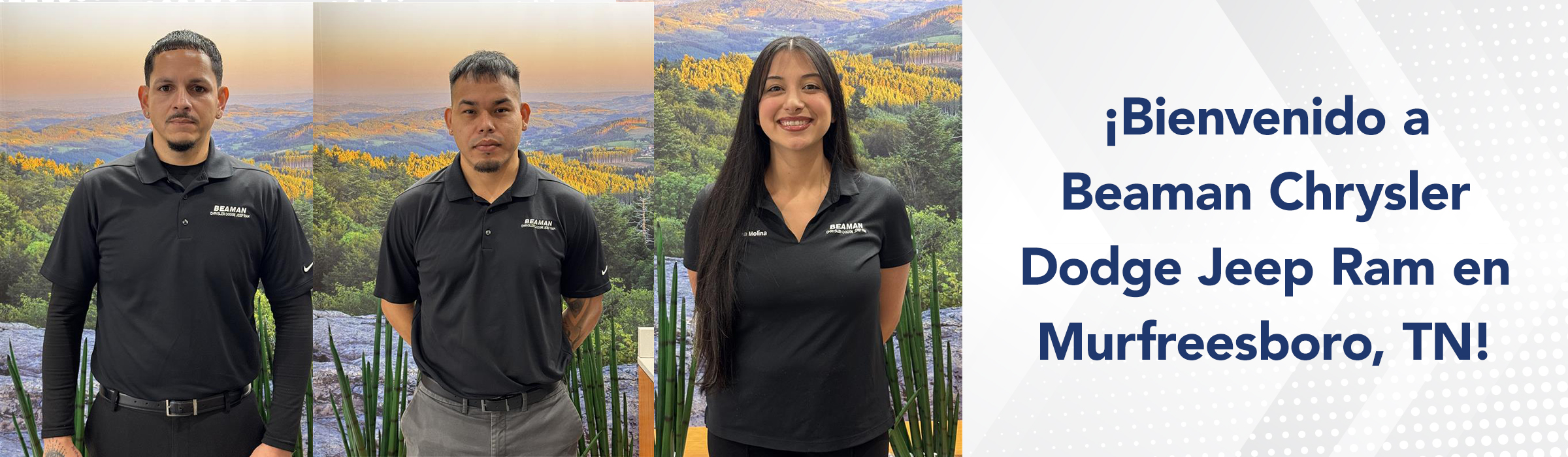 Bienvenido a Beaman Chrysler Dodge Jeep Ram en Murfreesboro, TN!