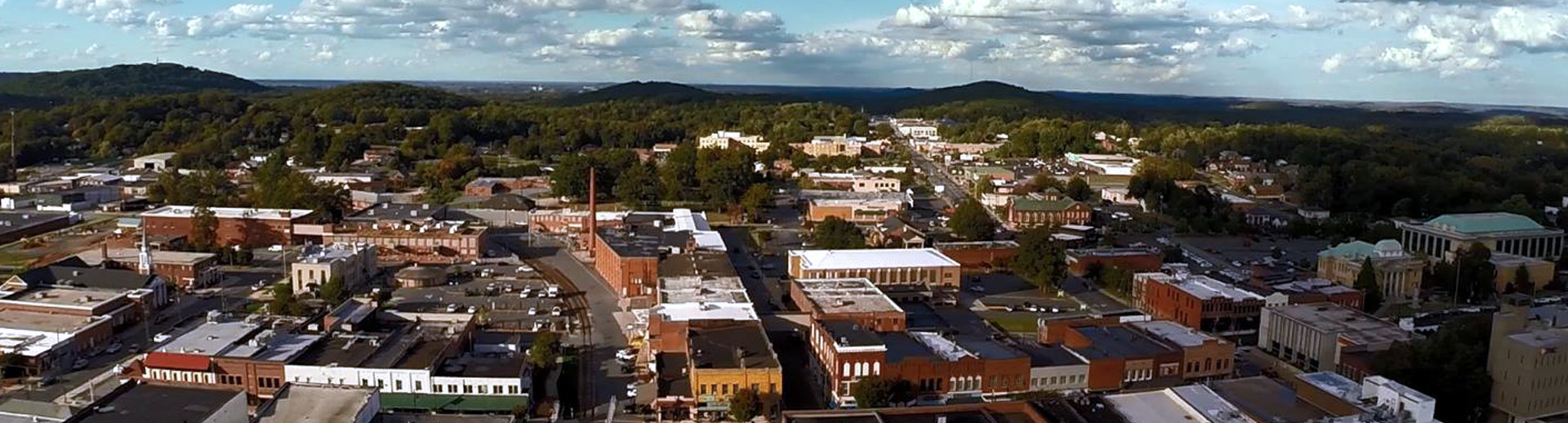 Skyline view of Asheboro, North Carolina