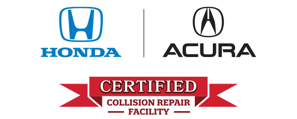 The Honda and Acura Certified Collision Repair Facility logo