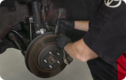 Close up vanity photo of the performance brakes accessory