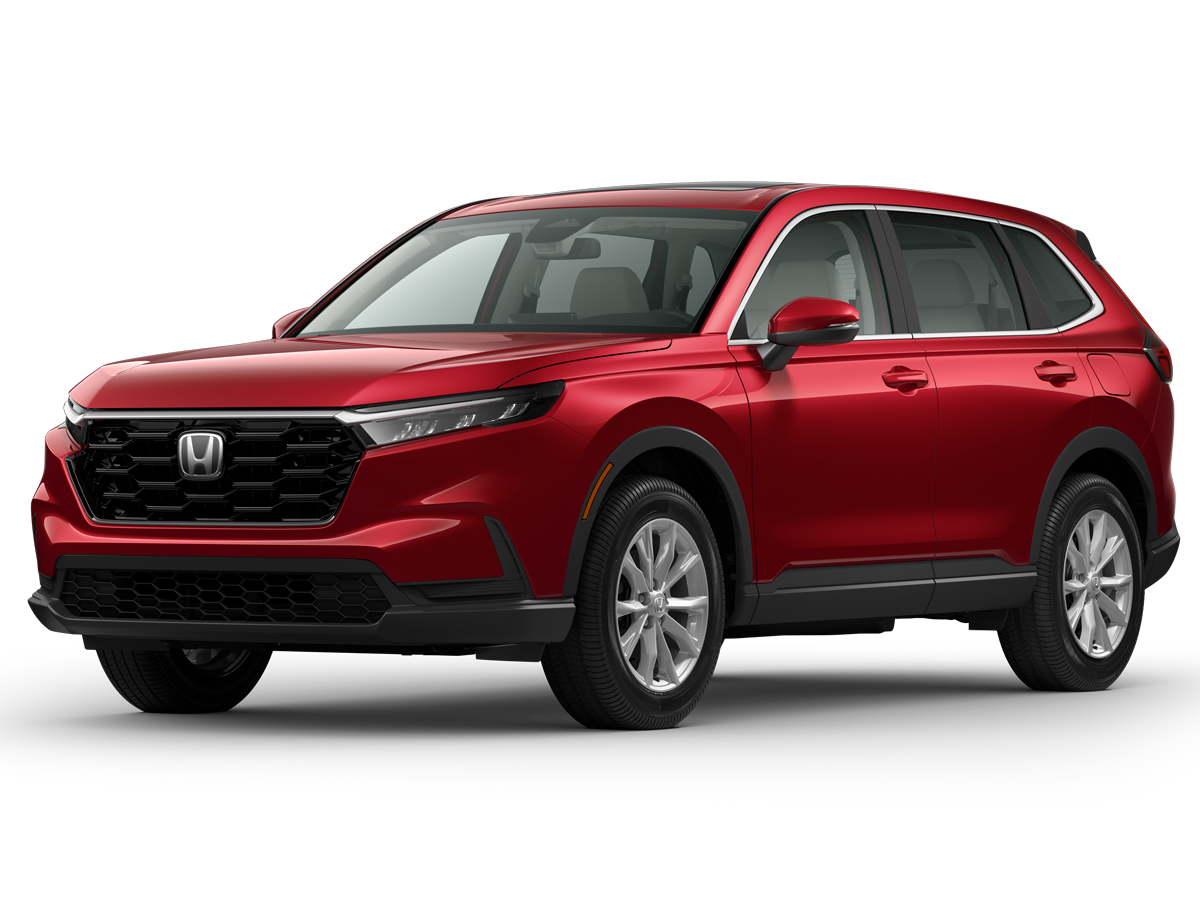A red Honda CR-V