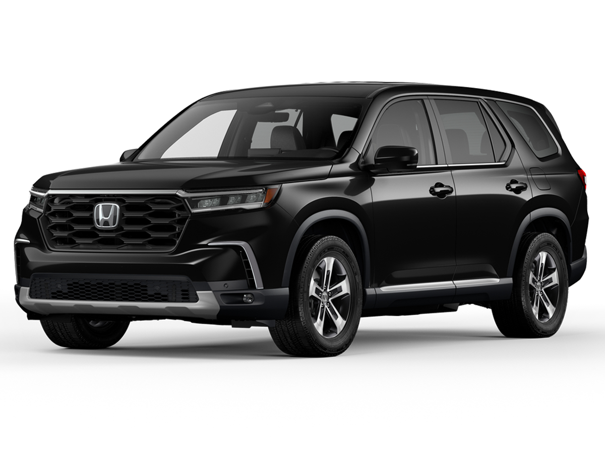 A black Honda Pilot