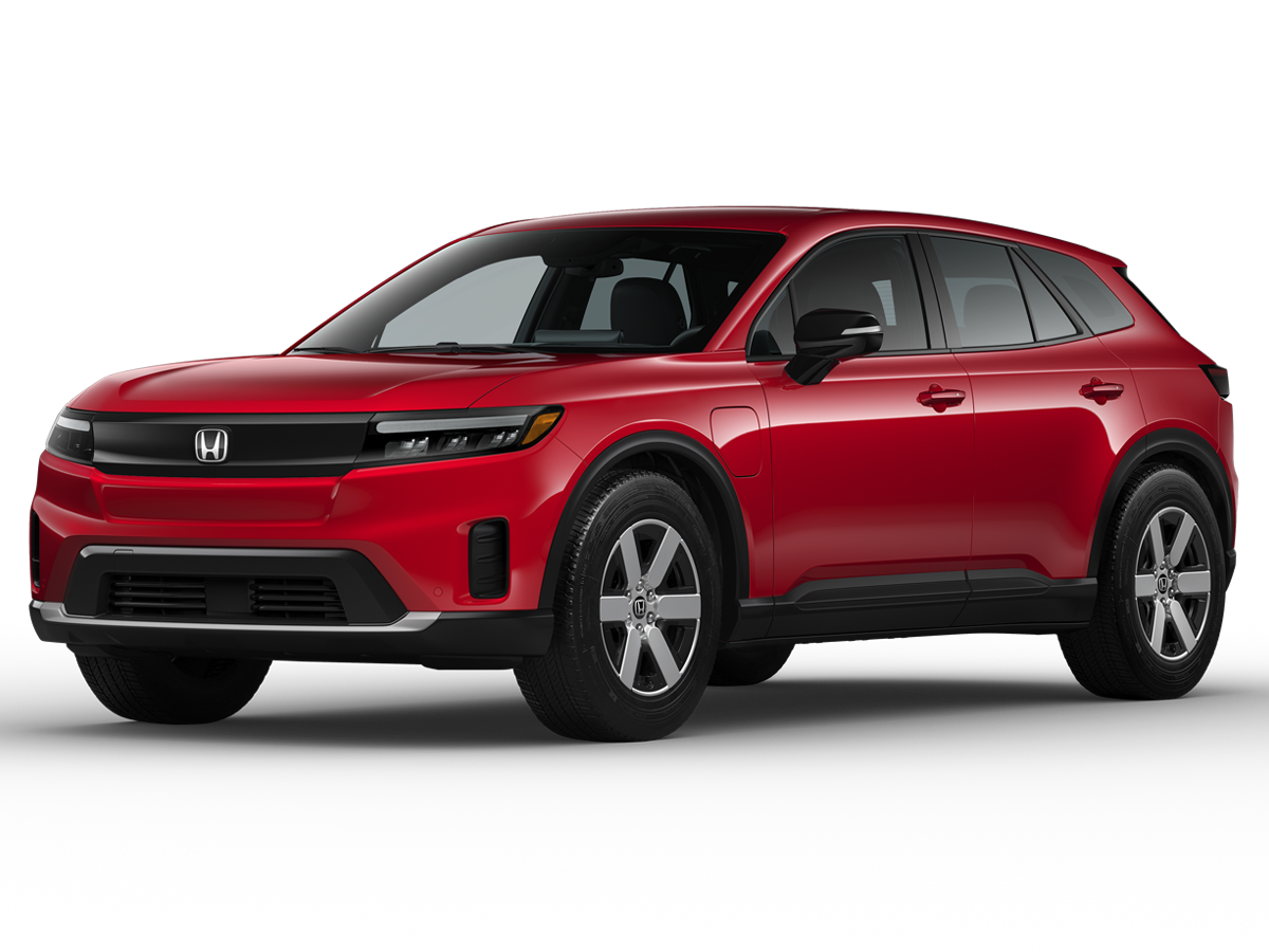 A red Honda Prologue