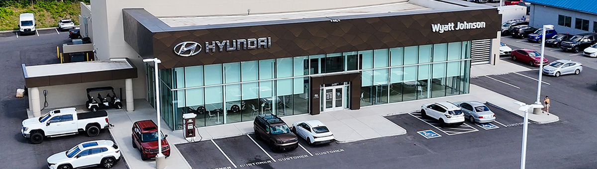 The Wyatt Johnson Hyundai dealership storefront
