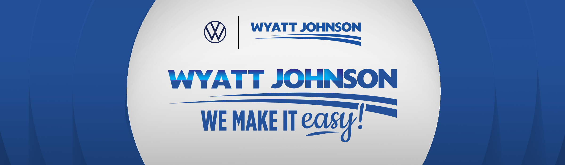 Wyatt Johnson Volkswagen We Make It Easy! Logo