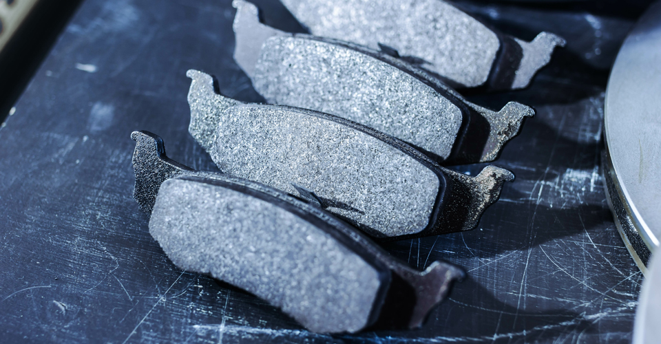 Brand new brakes pads ready to be installed