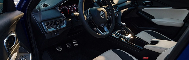 Photo of the interior of the 2025 Acura Integra