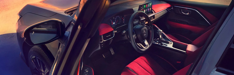 Photo of the interior of the 2026 Acura ADX