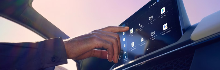 Photo showcasing tech features of the 2026 Acura ADX