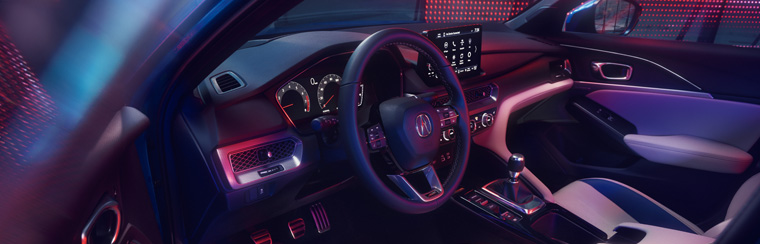 Photo showcasing tech features of the 2026 Acura Integra
