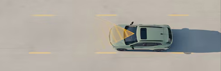 Photo showcasing tech features of the 2025 Chevrolet Trax