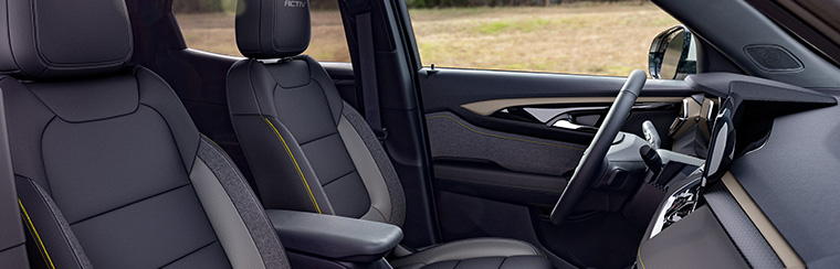 Photo of the interior of the 2026 Chevrolet Trailblazer