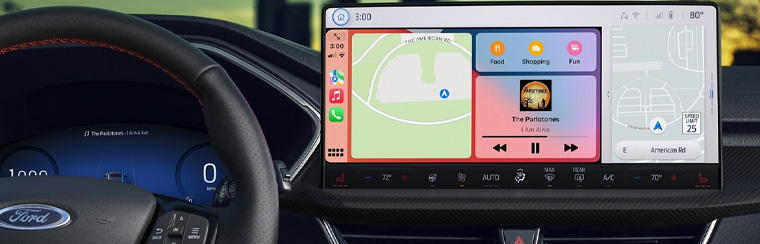 Photo showcasing tech features of the 2025 Ford Escape