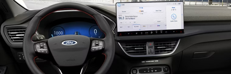 Photo showcasing tech features of the 2026 Ford Escape