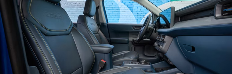 Photo of the interior of the 2026 Ford Maverick