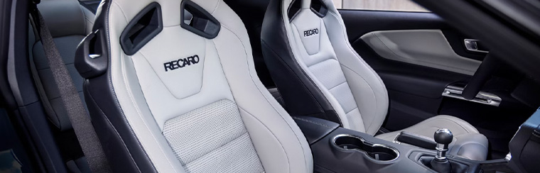 Photo of the interior of the 2026 Ford Mustang