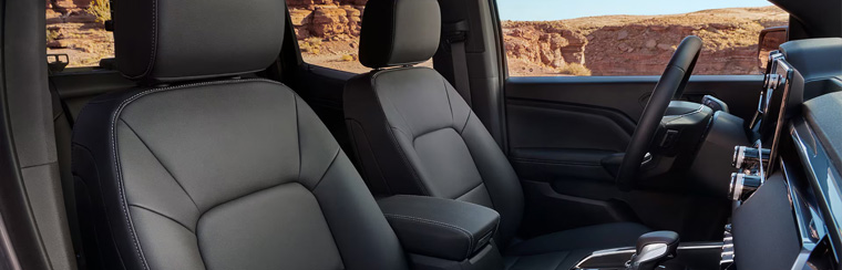 Photo of the interior of the 2025 GMC Canyon