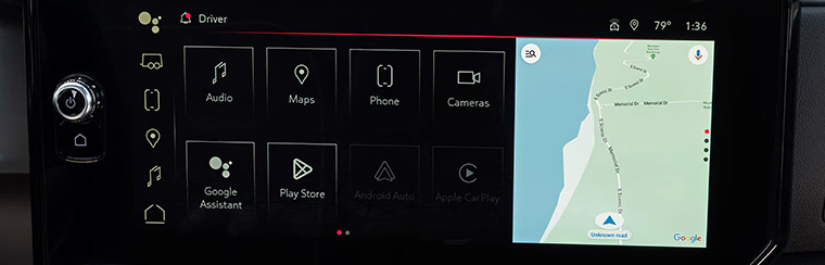 Photo showcasing tech features of the 2026 GMC Sierra HD