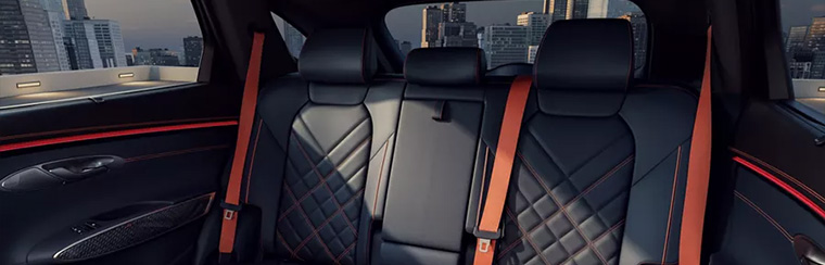 Photo of the interior of the 2026 Genesis GV70