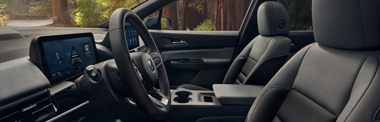 Photo of the interior of the 2025 Honda Prologue