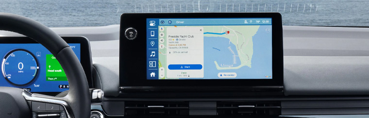 Photo showcasing tech features of the 2025 Honda Prologue