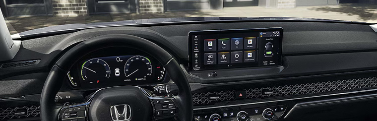 Photo showcasing tech features of the 2026 Honda Accord