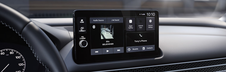 Photo showcasing tech features of the 2026 Honda HR-V