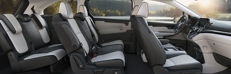 Photo of the interior of the 2026 Honda Odyssey