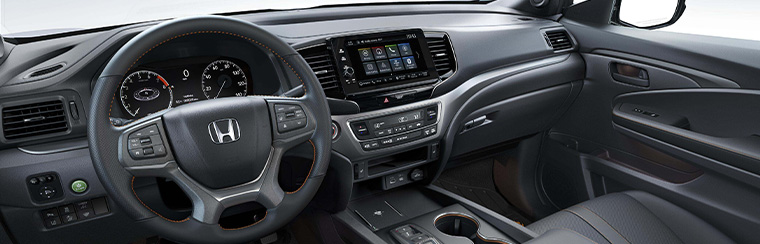 Photo of the interior of the 2026 Honda Ridgeline