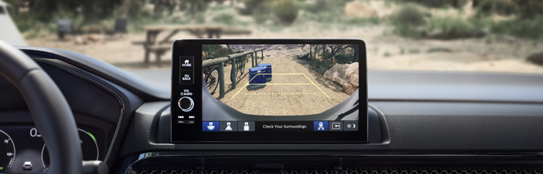 Photo showcasing tech features of the 2027 Honda CR-V