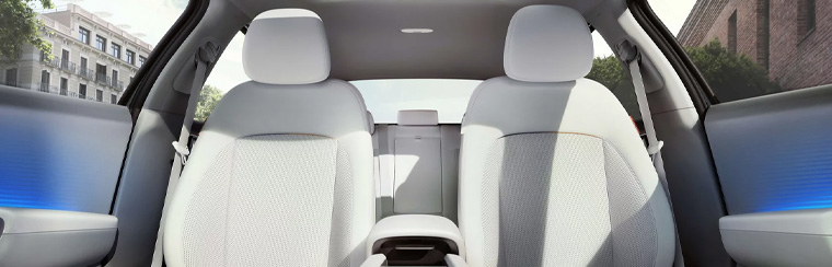 Photo of the interior of the 2025 Hyundai Ioniq 6