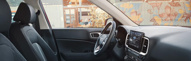 Photo of the interior of the 2025 Hyundai Venue