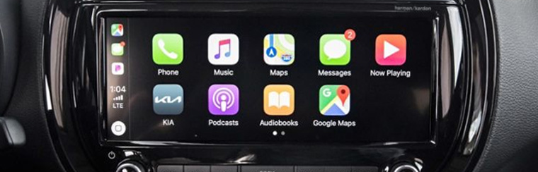 Photo showcasing tech features of the 2025 Kia Soul