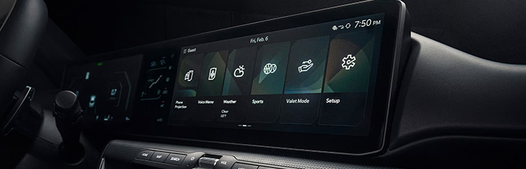 Photo showcasing tech features of the 2026 Kia K4