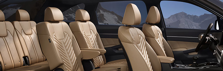 Photo of the interior of the 2026 Kia Sorento