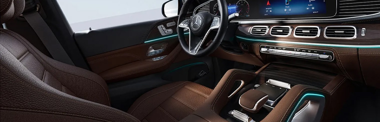 Photo of the interior of the 2026 Mercedes-Benz GLE