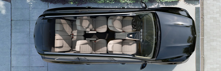 Photo of the interior of the 2026 Mercedes-Benz GLS