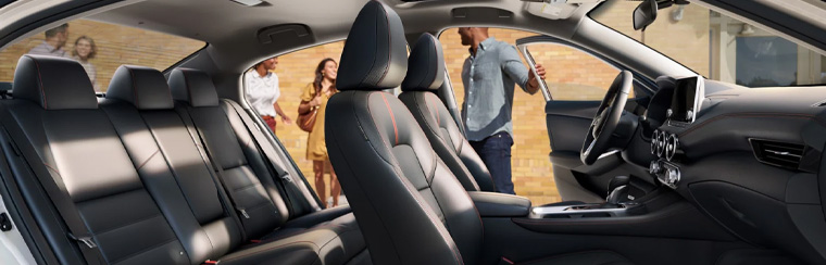 Photo of the interior of the 2025 Nissan Sentra