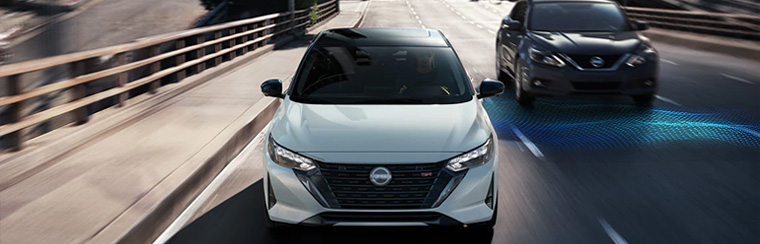 Photo showcasing tech features of the 2025 Nissan Sentra