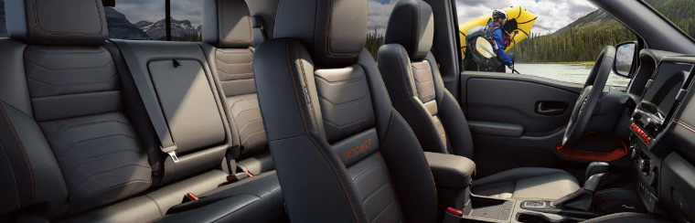Photo of the interior of the 2026 Nissan Frontier