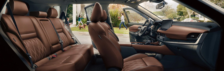 Photo of the interior of the 2026 Nissan Rogue