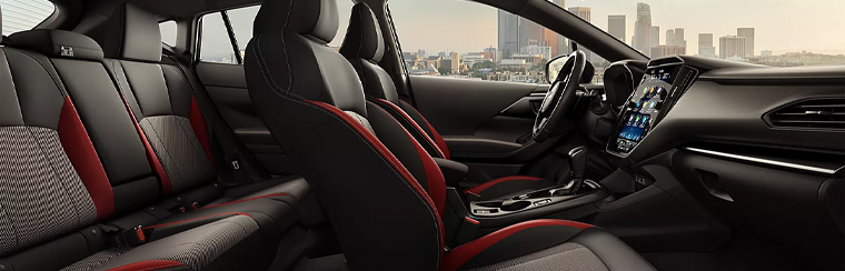 Photo of the interior of the 2025 Subaru Impreza