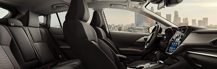 Photo of the interior of the 2026 Subaru Impreza