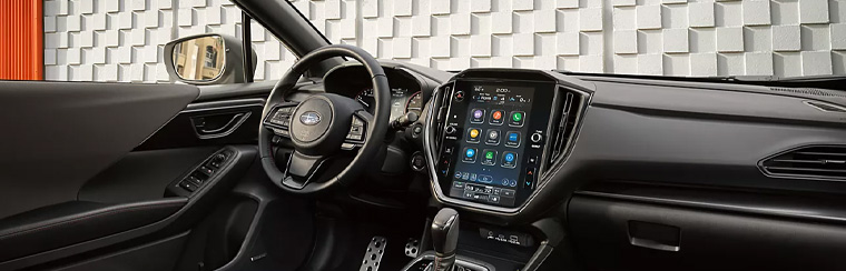 Photo showcasing tech features of the 2026 Subaru Impreza