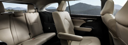 Toyota 2024 Highlander Interior Features