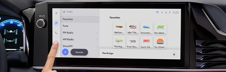 Photo showcasing tech features of the 2026 Toyota Camry