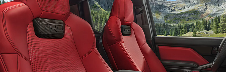 Photo of the interior of the 2026 Toyota Tacoma