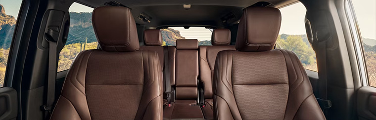 Photo of the interior of the 2027 Toyota Land Cruiser