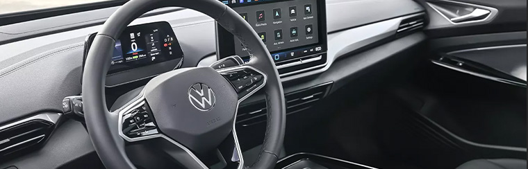 Photo of the interior of the 2025 Volkswagen ID.4