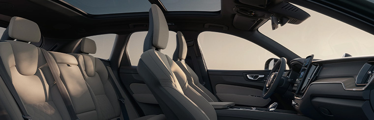 Photo of the interior of the 2026 Volvo XC60
